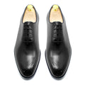 Italian Style Men's Dress Shoes Genuine Leather Handmade Classic Whole-Cut Oxford Lace-Up Office Business Formal Shoes for Men