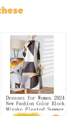 ANLAN Miyake Pleated Stripe Dress Fashion Relaxed Party Temperament Maxi Long Dresses 2024 Summer New Elegant Women's Clothing