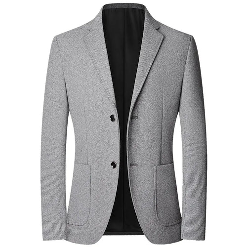 Autumn Men Blazers Suits Jackets Business Casual Suit Wool Coats High Quality Male Slim Fit Blazers Jackets Blazers Coats