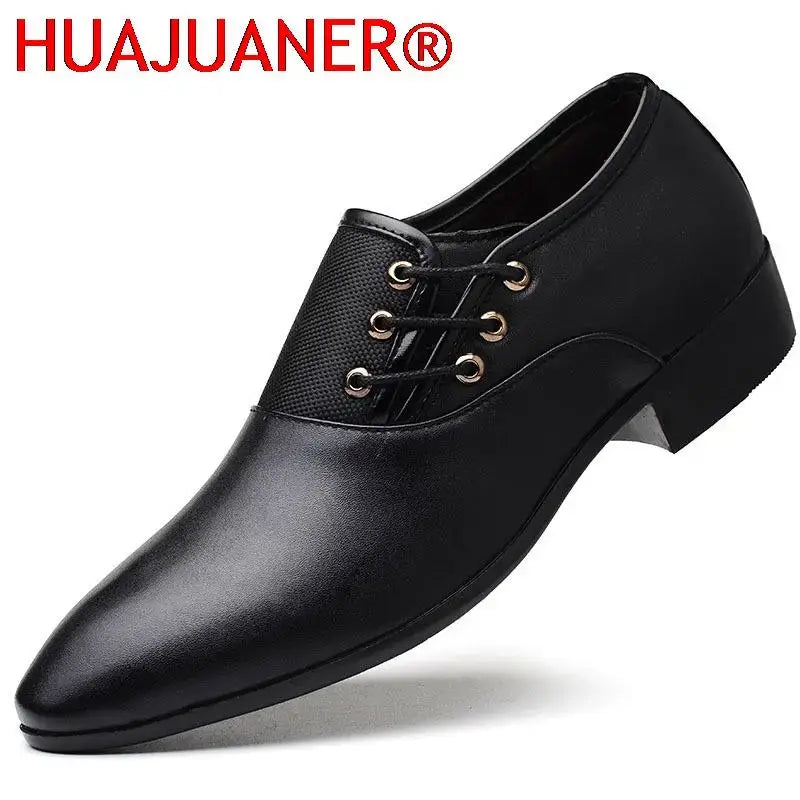 2026 Klassische Herren-Anzugschuhe Runde Zehenpartie Rindsleder Business-Freizeitschuhe Herren-Hochzeitsschuhe Oxford-Anzugschuhe Große Größen 38-48
