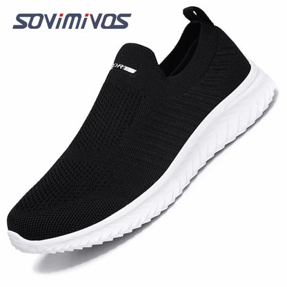 Outdoor Super Light Men Sneakers Fashion Breathable Running Sport Shoes Quality Slip-on Unisex Athletic Footwear  Hot Sale