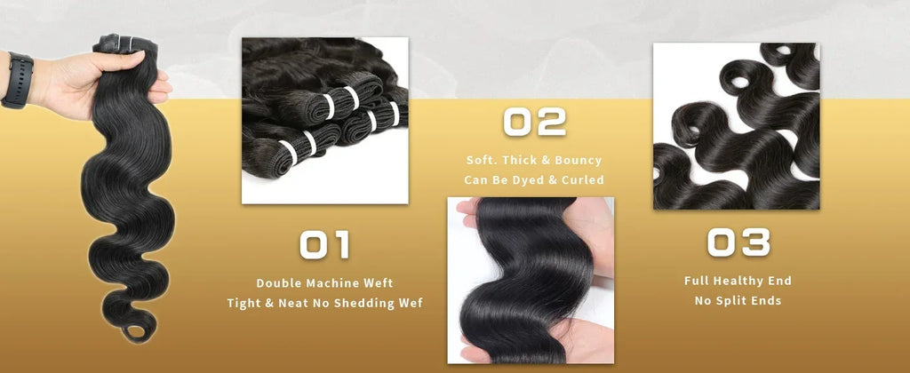 28 30 Inch Body Wave 100% Human Hair Bundles 16A Raw Virgin Brazilian Hair Weaving Bundle Unprocessed Remy Hair Extensions 1 3 4 Pcs Natural Black Color Pure Weave Bundles