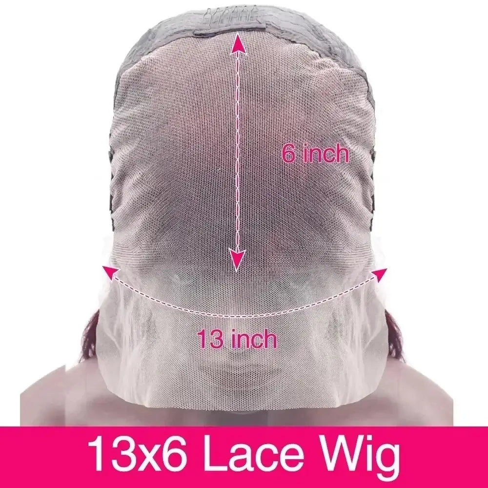 99J Burgunderfarbene Lace Front Perücke 13x6 Body Wave Lace Front Perücke HD Transparente Lace Frontal Perücke Echthaar Vorgezupft Rot