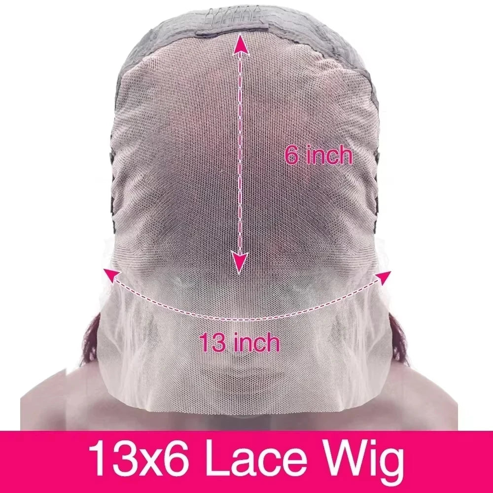 99J Burgundy Lace Frontal Wig 13x6 Body Wave Lace Front Wig HD Transparent Lace Frontal Wig Human Hair Pre Plucked Red Color
