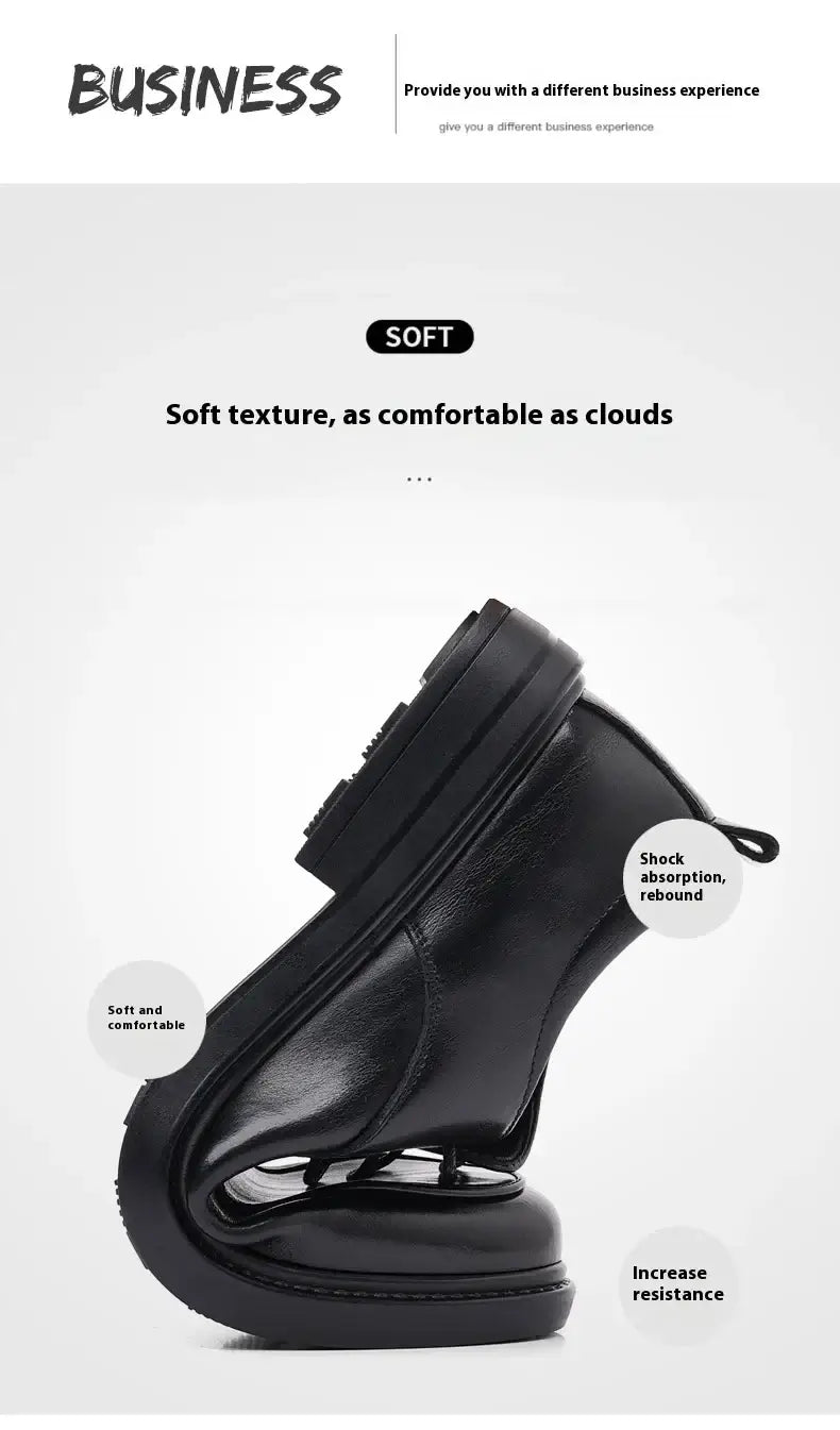 Herren Übergröße Aufzugsschuhe 3/6/8CM Höhenzunahme Formelle Büro Hochzeit Party Kleiderschuhe Erhöhte Schuhe Lässige Leder Oxfords