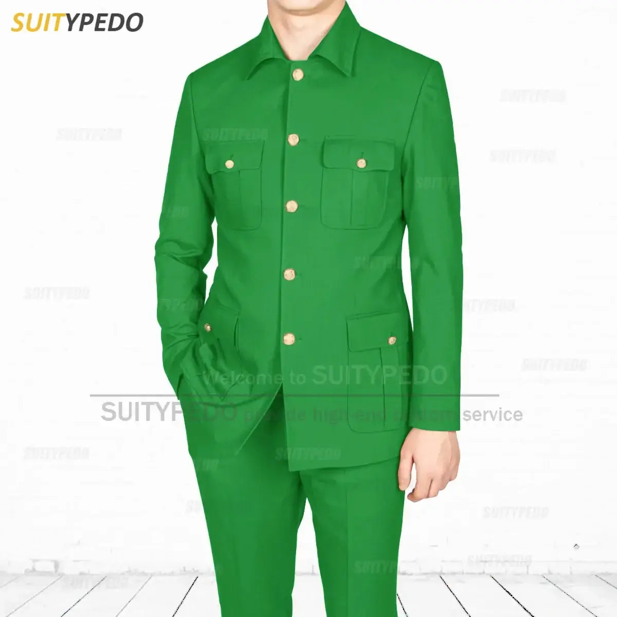 Neuer formeller Herrenanzug, tägliche Freizeitparty, klassischer Blazer, Hose, 2-teiliges Set, maßgeschneiderte Mode, einreihige Kostüme