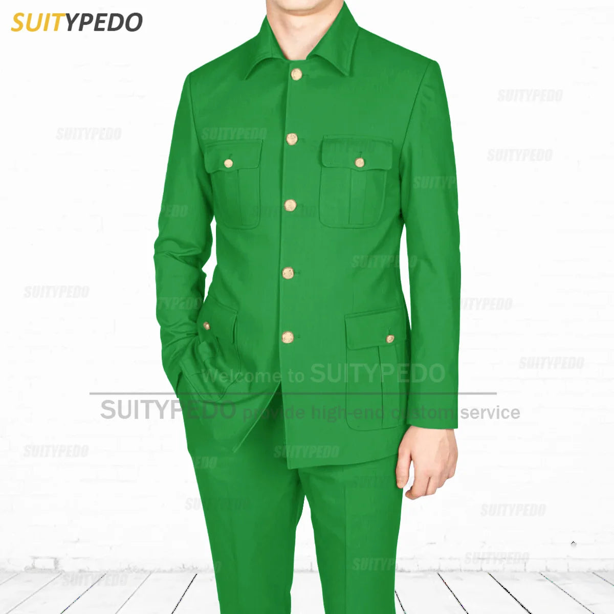 New Formal Men Suit Set Daily Casual Party Classic Blazer Pants 2 Pieces Homecoming Tailor-made Fashion Single Breasted Costumes