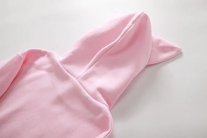 New Winter Men's Hoodie Sweater Pullover South Korea Fashion Men's Cat Ears Cute Japanese Top Personality Sweatshirt Women