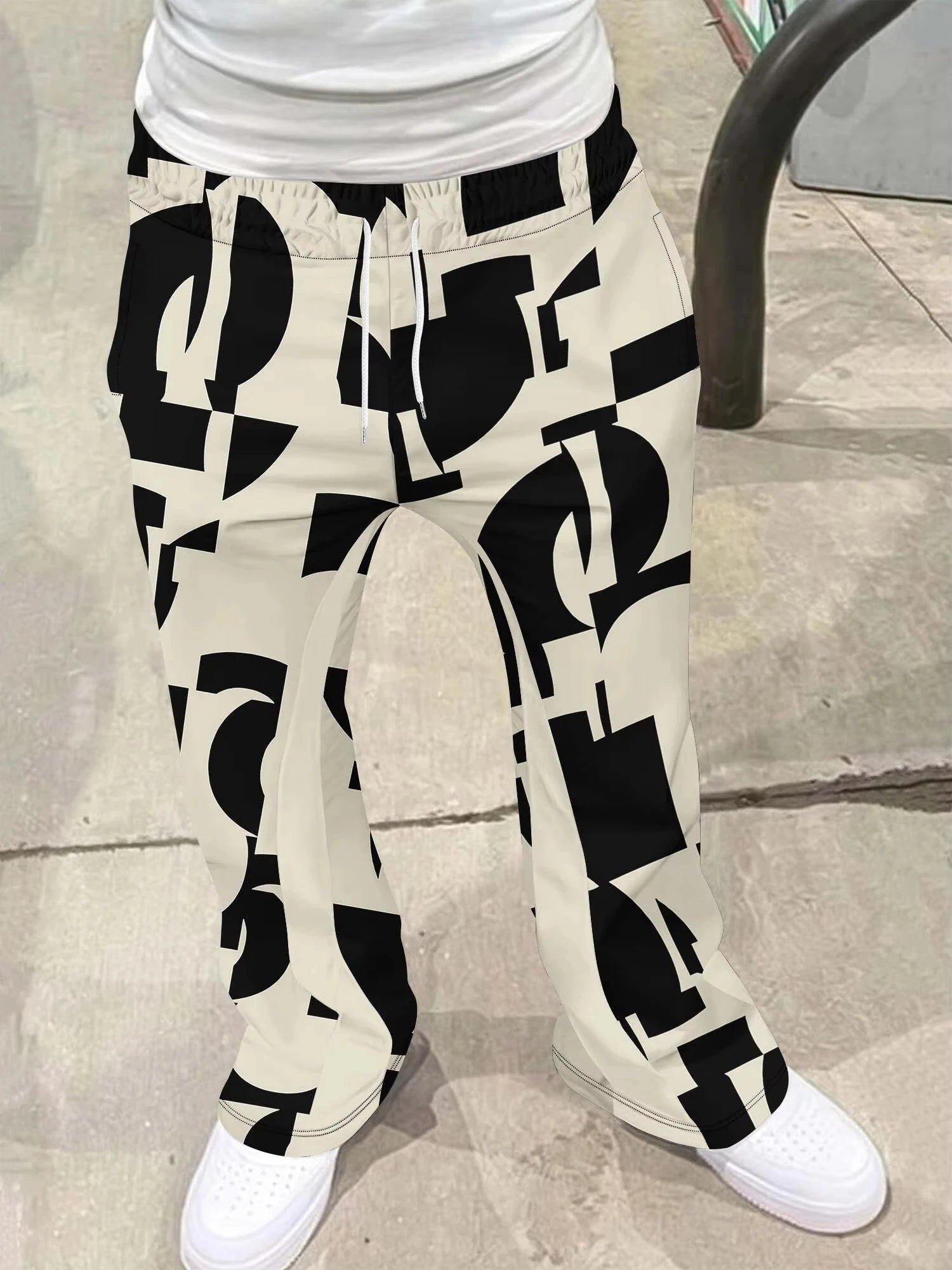 Y2k Flared Pants Men's Women's Kids Loose 3D Print Trousers Casual Sweatpants Mid Waist Sporty Streetwear Hip Hop Vintage Pants