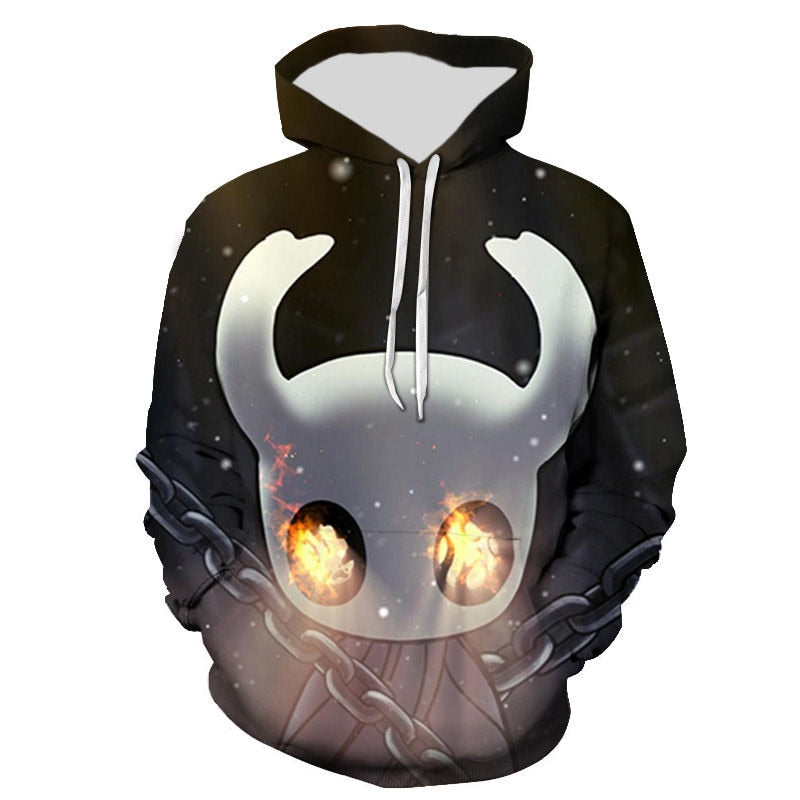 Men Women Fashion Hollow Knight 3D Prined Hoodies Personality High Quality Anime Hoodie Harajuku Oversized Sweatshirts