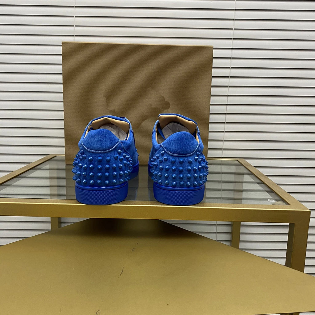 Mens Rivets Womens Casual Shoes For Man Designer Sneakers Flats Male Footwear