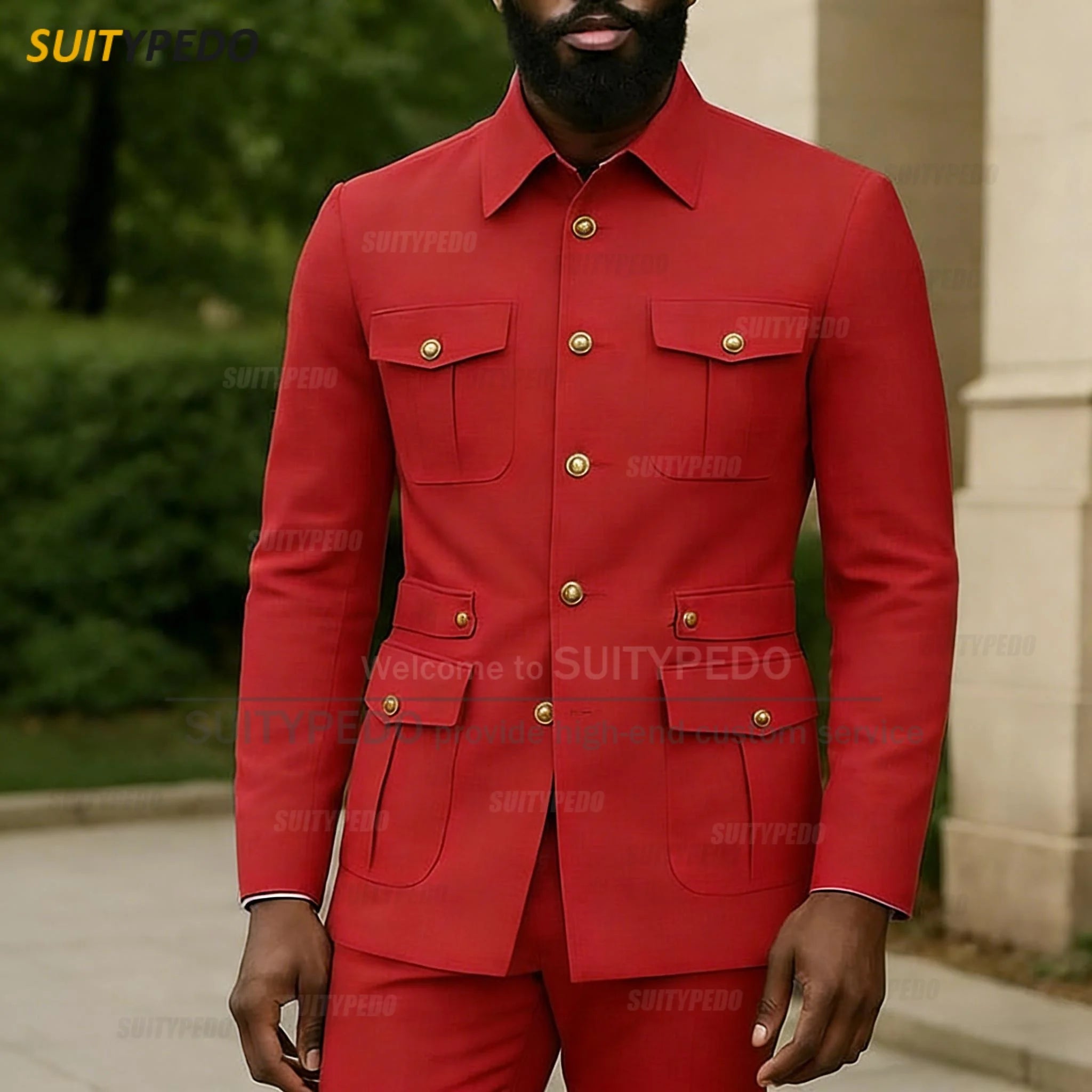 Latest Business Single Breasted Suit Sets For Men Brief Solid Prom Daily Suit Attire Smart Casual Texudos Formal  Evening Gowns