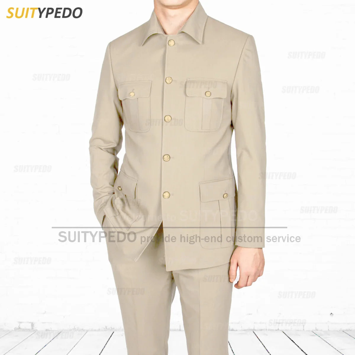 New Formal Men Suit Set Daily Casual Party Classic Blazer Pants 2 Pieces Homecoming Tailor-made Fashion Single Breasted Costumes