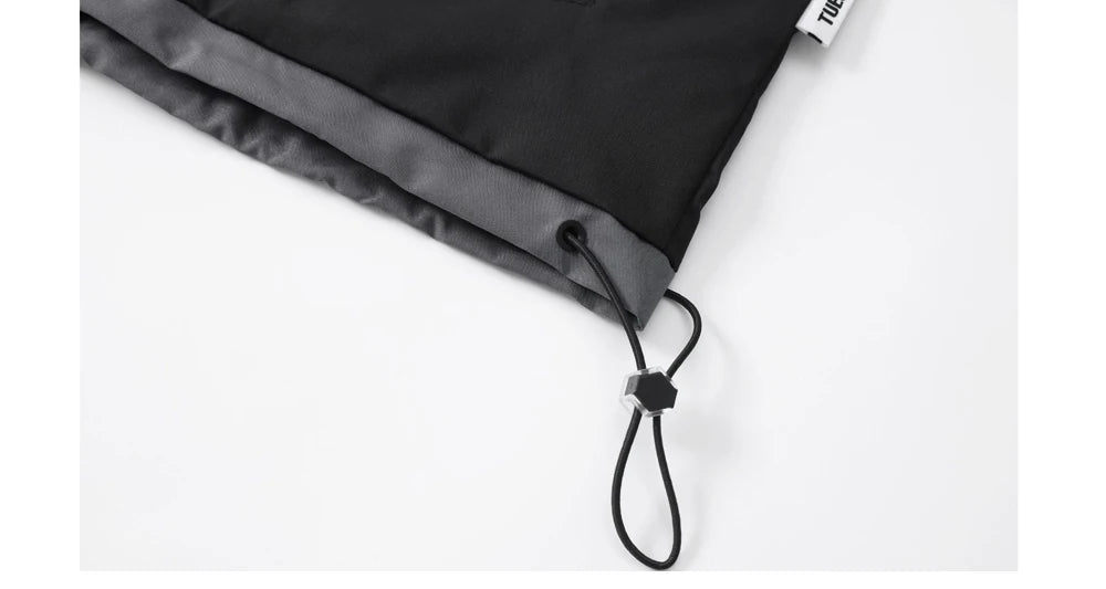 Autumn Winter Men's Bomber Jackets Fashion Men Mock Two-piece Hooded Cardigan Coats Men Windbreaker Loose Baseball Jackets 4XL