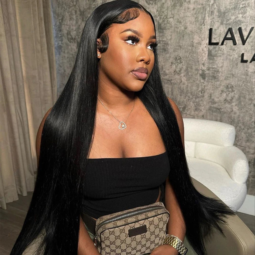 Straight 13X6 Lace Frontal Only 24 Inch Transparent Frontal Lace Only Closure Human Hair Ear To Ear For Women 3-5 Days Delivery