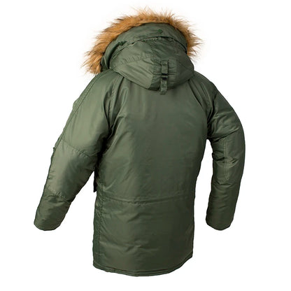 Winter N3B usaf waterproof puffer long coat military fur hood warm tactical bomber army thick us air force parka for men