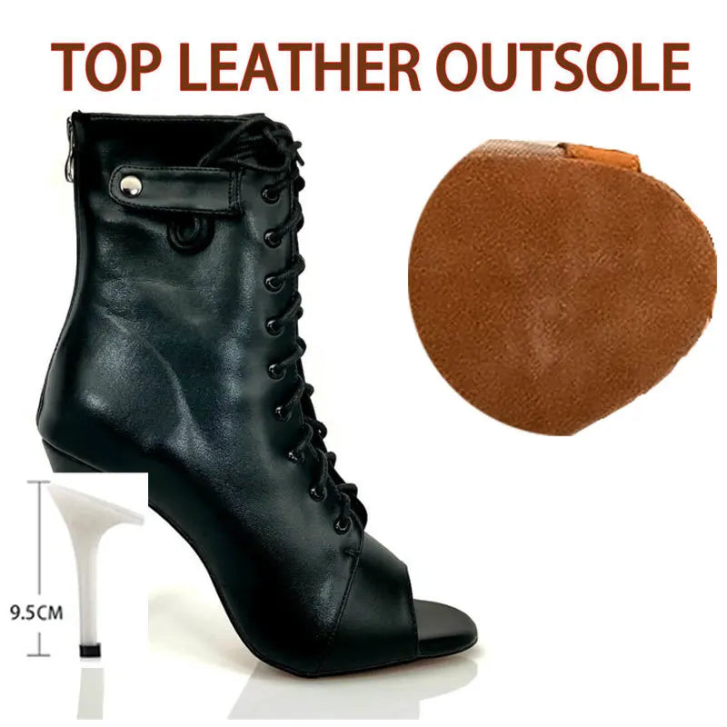 Women's  Brand Party Boots Women's Sexy stilettos High Heels Footwear Women Latin dance heels shoes Latin  For Ballroom