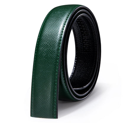 3.5cm Width Mens Replacement Belts Black Blue Brown Red White Green Orange Leather for Automatic Buckles Men Belt Waist Straps