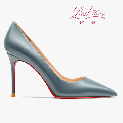 Shoes For Women  Trend Leather Luxury Red Bottoms High Heels 12cm Pointed Toe Stiletto Pumps Comfortable Party Wedding Shoes