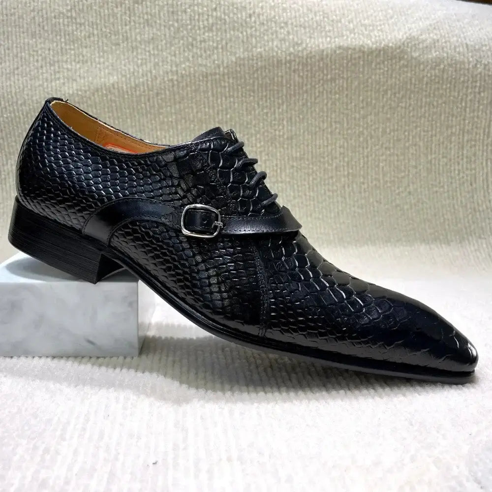 Herren Business Leder Halbschuhe Formelle Oxford Schnürschuhe Bequem Rutschfeste Gummisohle Büro Casual Atmungsaktiv EU/US Größen UK