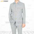 New Formal Men Suit Set Daily Casual Party Classic Blazer Pants 2 Pieces Homecoming Tailor-made Fashion Single Breasted Costumes