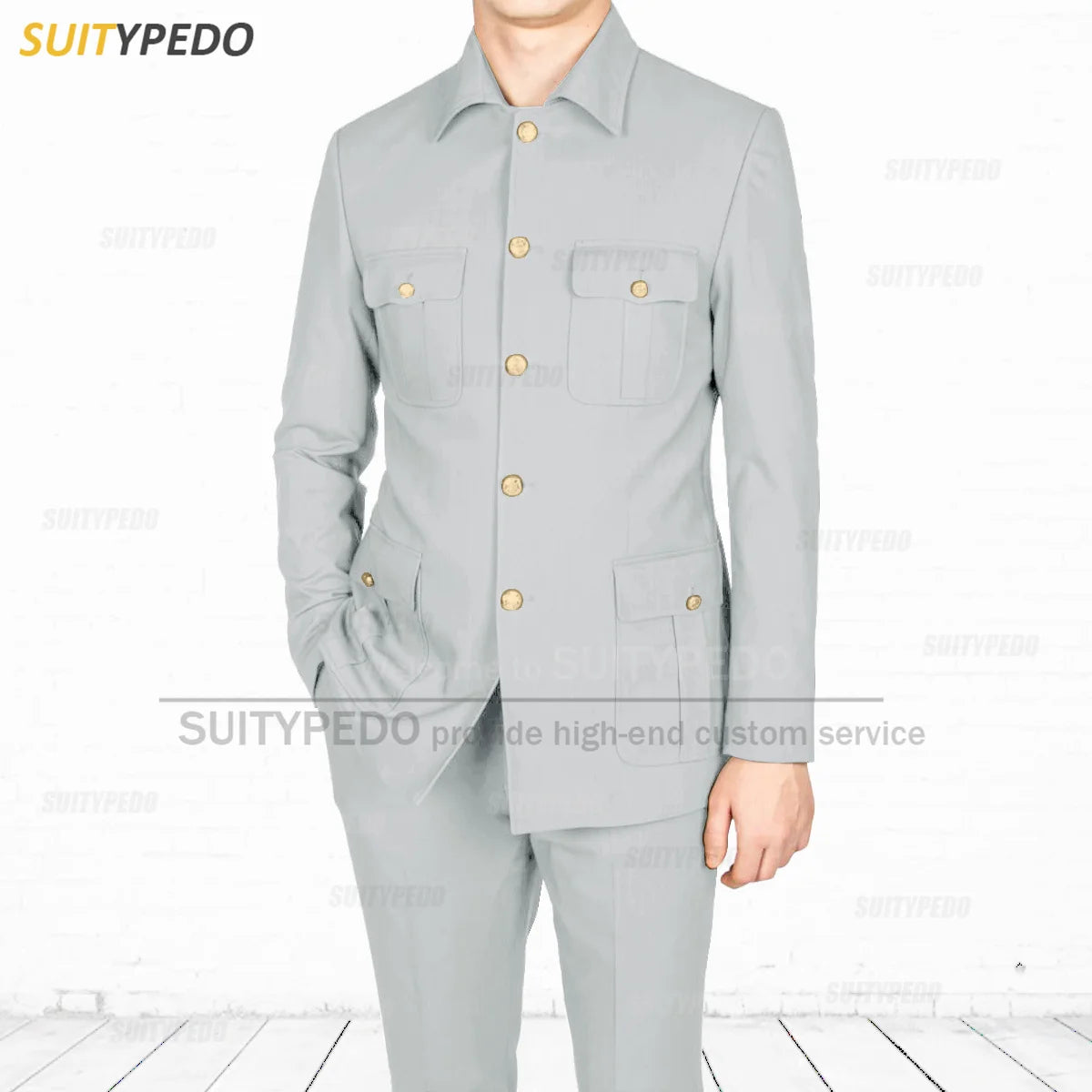 New Formal Men Suit Set Daily Casual Party Classic Blazer Pants 2 Pieces Homecoming Tailor-made Fashion Single Breasted Costumes