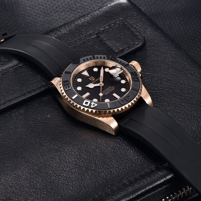 PAGANI DESIGN New Luxury Men Mechanical Wristwatch Stainless Steel Sapphire Automatic Watch 100M Waterproof  Clock
