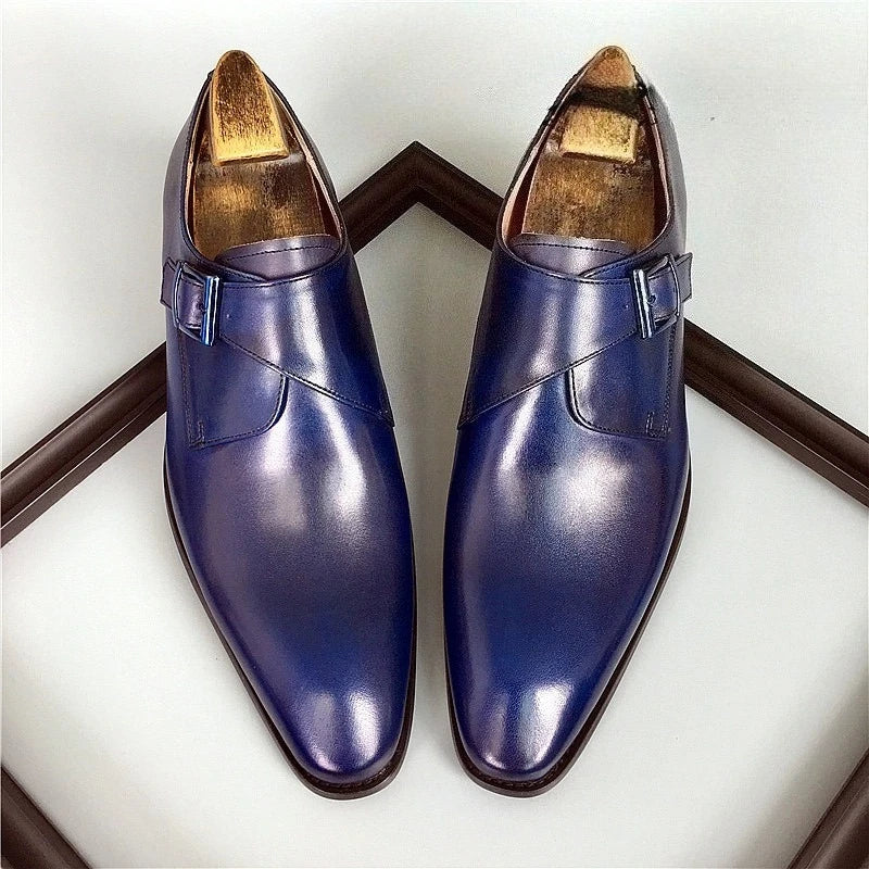 Italian Handmade Men's Oxford Shoes Real Calf Leather Black Brown Classic Brogue Business Wedding Dress Shoes For Men 2026 New