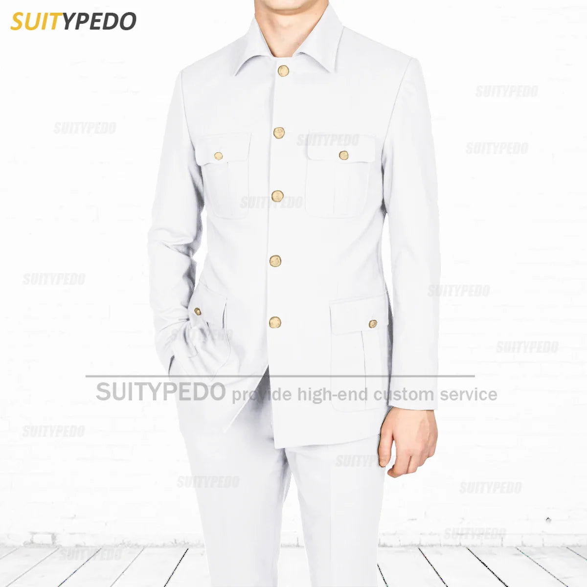 New Formal Men Suit Set Daily Casual Party Classic Blazer Pants 2 Pieces Homecoming Tailor-made Fashion Single Breasted Costumes