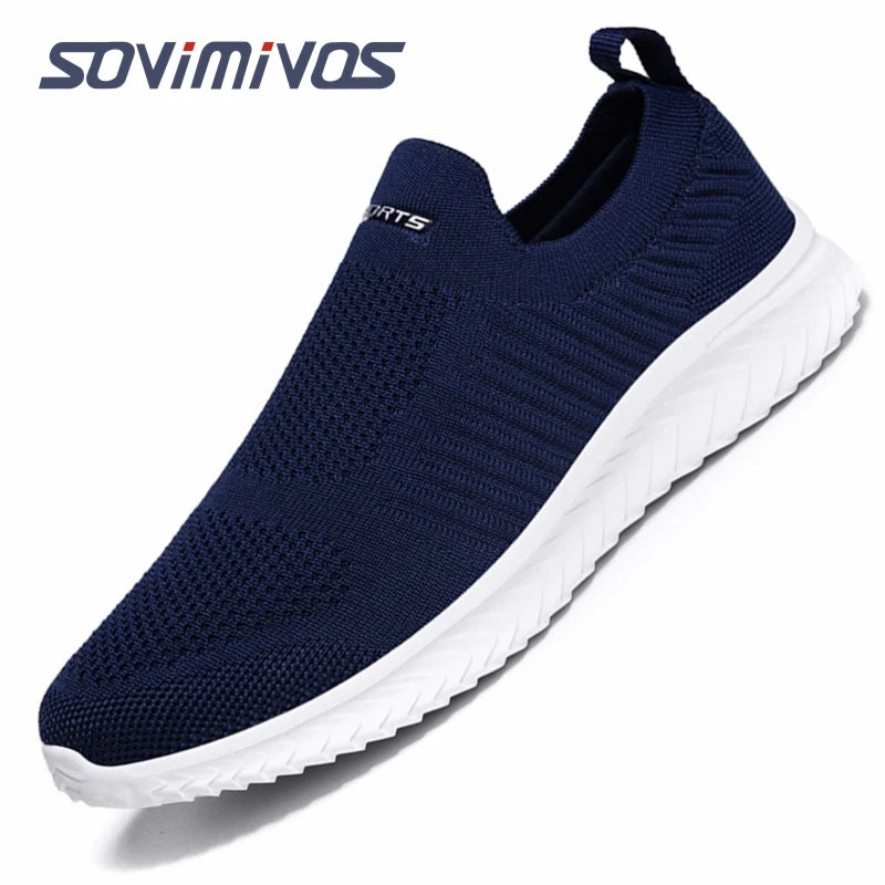 Outdoor Super Light Men Sneakers Fashion Breathable Running Sport Shoes Quality Slip-on Unisex Athletic Footwear  Hot Sale