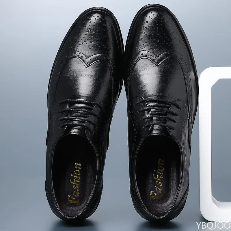 Große modische Herren Business Schuhe, niedrig geschnitten, bequem für den Alltag, spitz zulaufend, multifunktional, für Hochzeiten, Herrenschuhe