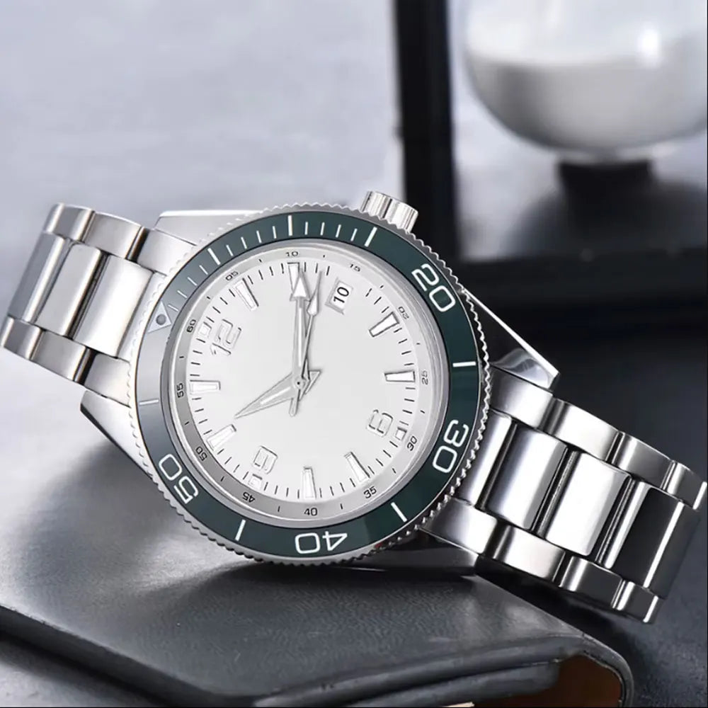 Custom watch logo for man Automatic high quality 41mm  NH35 Mechanical Watches Waterproof Sapphire Ceramic Bezel