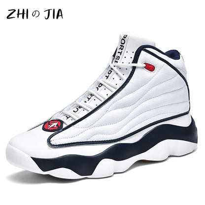 High Quality High Help Practical Training Basketball Shoes Rotating Buckle Air Cushion Sneaker Youth Fashion Trendy Shoes 36-48