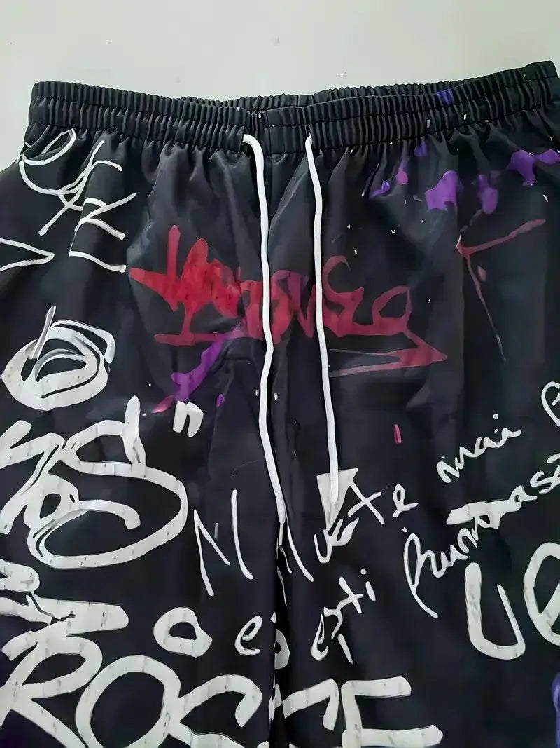 Das neue Herren-Hoodie-Set für Frühling und Herbst 2025 besticht durch einen lässig-modischen und bequemen 3D-Graffiti-Musterdruck