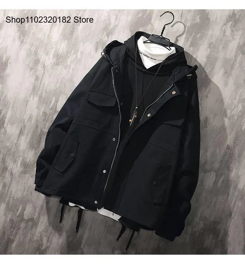 Autumn Winter Mens Jackets and Coats Streetwear Bomber Jacket Men Windbreaker Fashions Clothes Male Jacket for Men