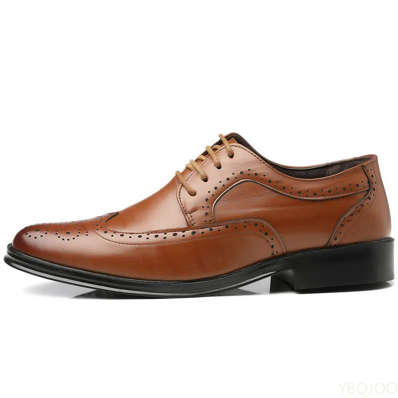 Große modische Herren Business Schuhe, niedrig geschnitten, bequem für den Alltag, spitz zulaufend, multifunktional, für Hochzeiten, Herrenschuhe