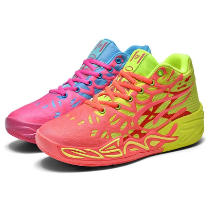 Basketball Shoes Men Field Training High-top Comfortable Non-slip Sports Footwear Luxury Lace-up Flat Sneakers for Men