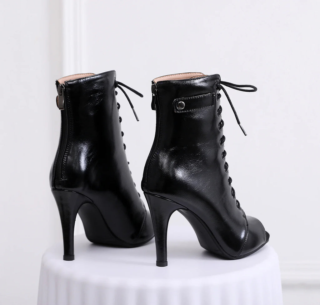 Women's  Brand Party Boots Women's Sexy stilettos High Heels Footwear Women Latin dance heels shoes Latin  For Ballroom