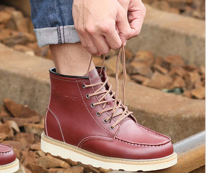 Men Boots Elevator Shoes Hidden Heels High Soft Leather Heightening Shoes For Man Increase Insole 10CM 8CM 6CM Height Boots