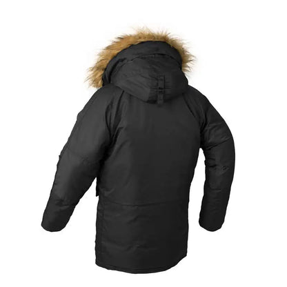Winter N3B usaf waterproof puffer long coat military fur hood warm tactical bomber army thick us air force parka for men