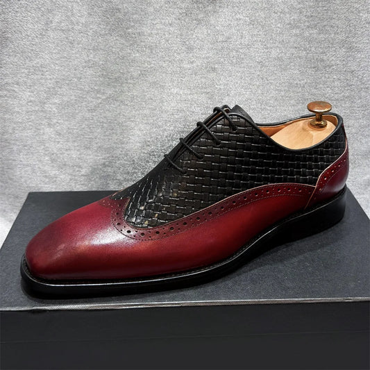 British Style Red Calf Leather Monk Strap Men Loafers Slip-On Dress Shoes with Buckle Strap Flats for Male Sizes 39-46