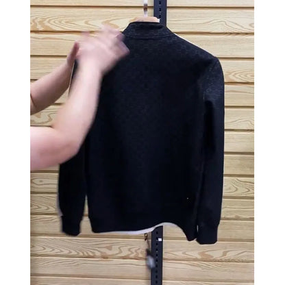 Spring and Autumn New Sports and Leisure Two-piece Set Men's Stand-Up Neck Cardigan Jacket Long Sleeve Fashion Trend Pants