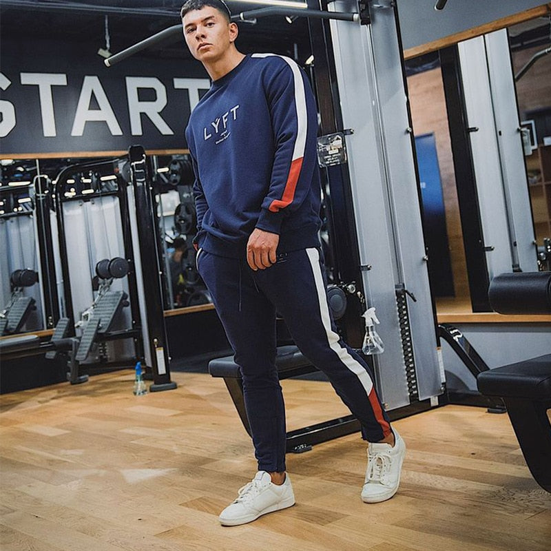 2022 Fashion Cotton Knitted Casual Sports Men&#39;s Trousers Gym Fitness Autumn And Winter New Loose Pencil Pants Sports Sweatpants