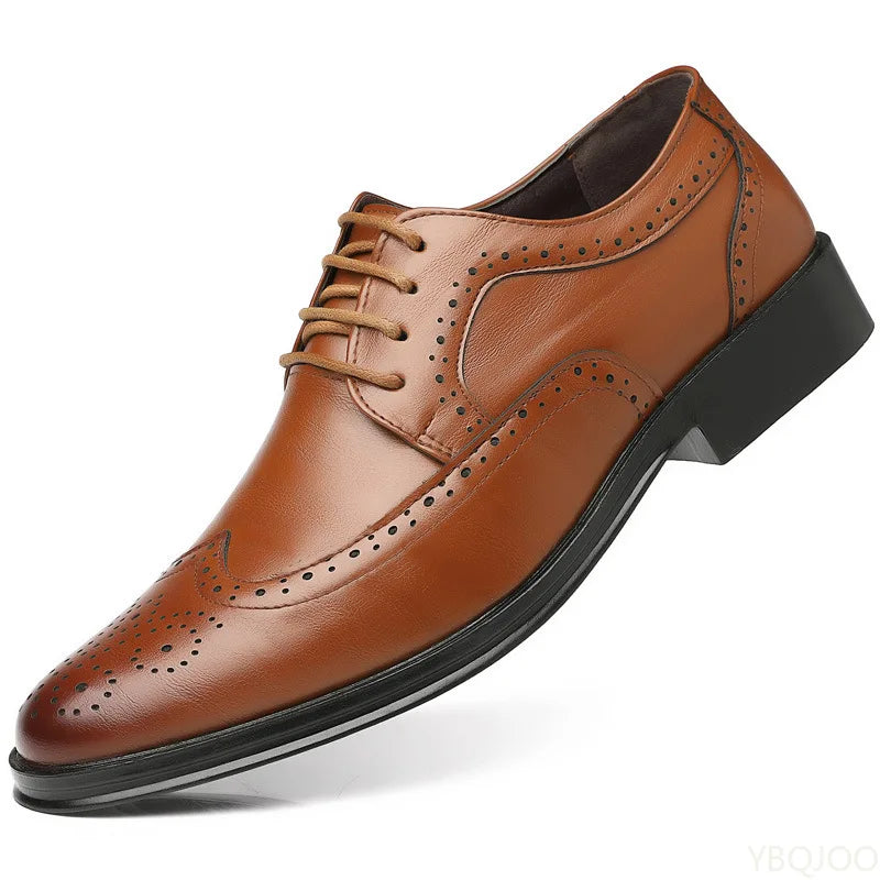 Große modische Herren Business Schuhe, niedrig geschnitten, bequem für den Alltag, spitz zulaufend, multifunktional, für Hochzeiten, Herrenschuhe