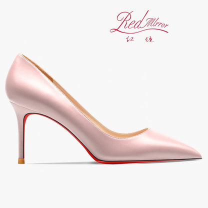 Shoes For Women  Trend Leather Luxury Red Bottoms High Heels 12cm Pointed Toe Stiletto Pumps Comfortable Party Wedding Shoes