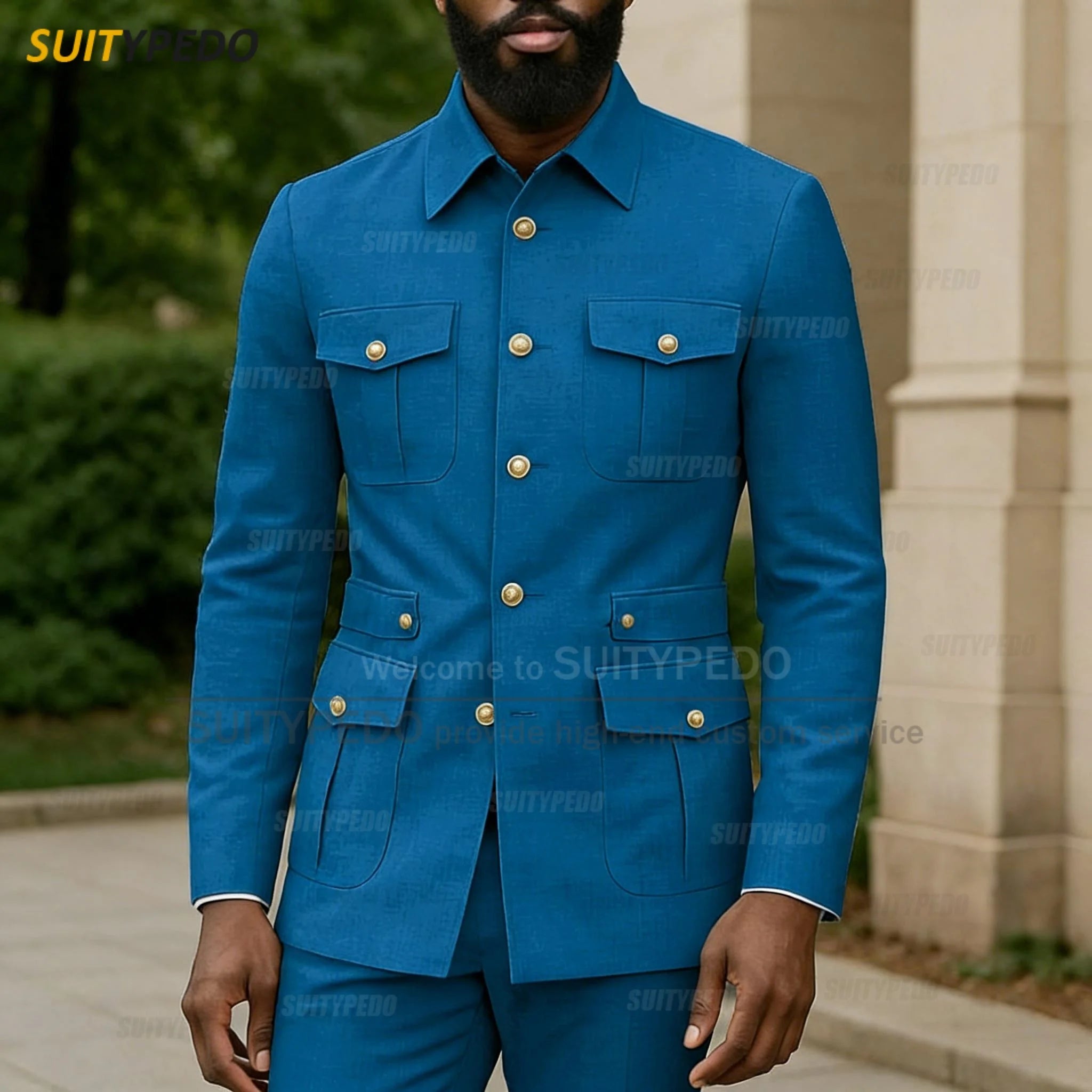 Latest Business Single Breasted Suit Sets For Men Brief Solid Prom Daily Suit Attire Smart Casual Texudos Formal  Evening Gowns