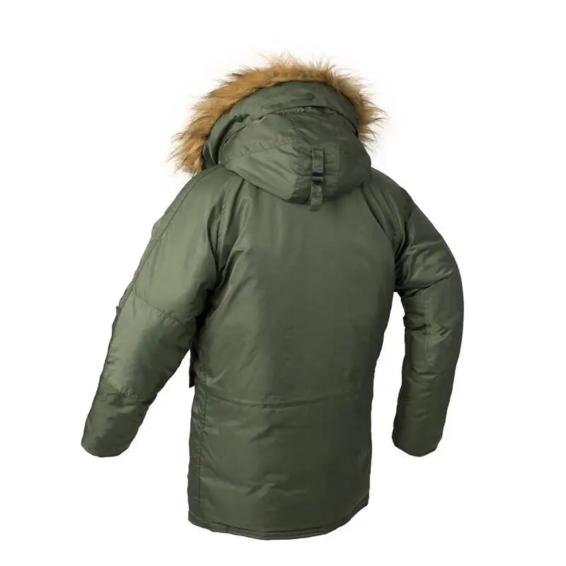 Winter N3B usaf waterproof puffer long coat military fur hood warm tactical bomber army thick us air force parka for men