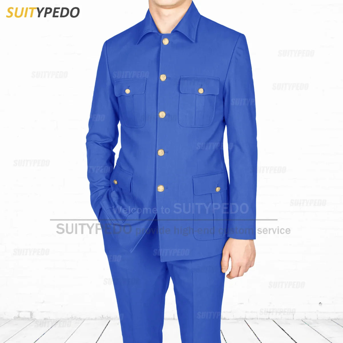 New Formal Men Suit Set Daily Casual Party Classic Blazer Pants 2 Pieces Homecoming Tailor-made Fashion Single Breasted Costumes