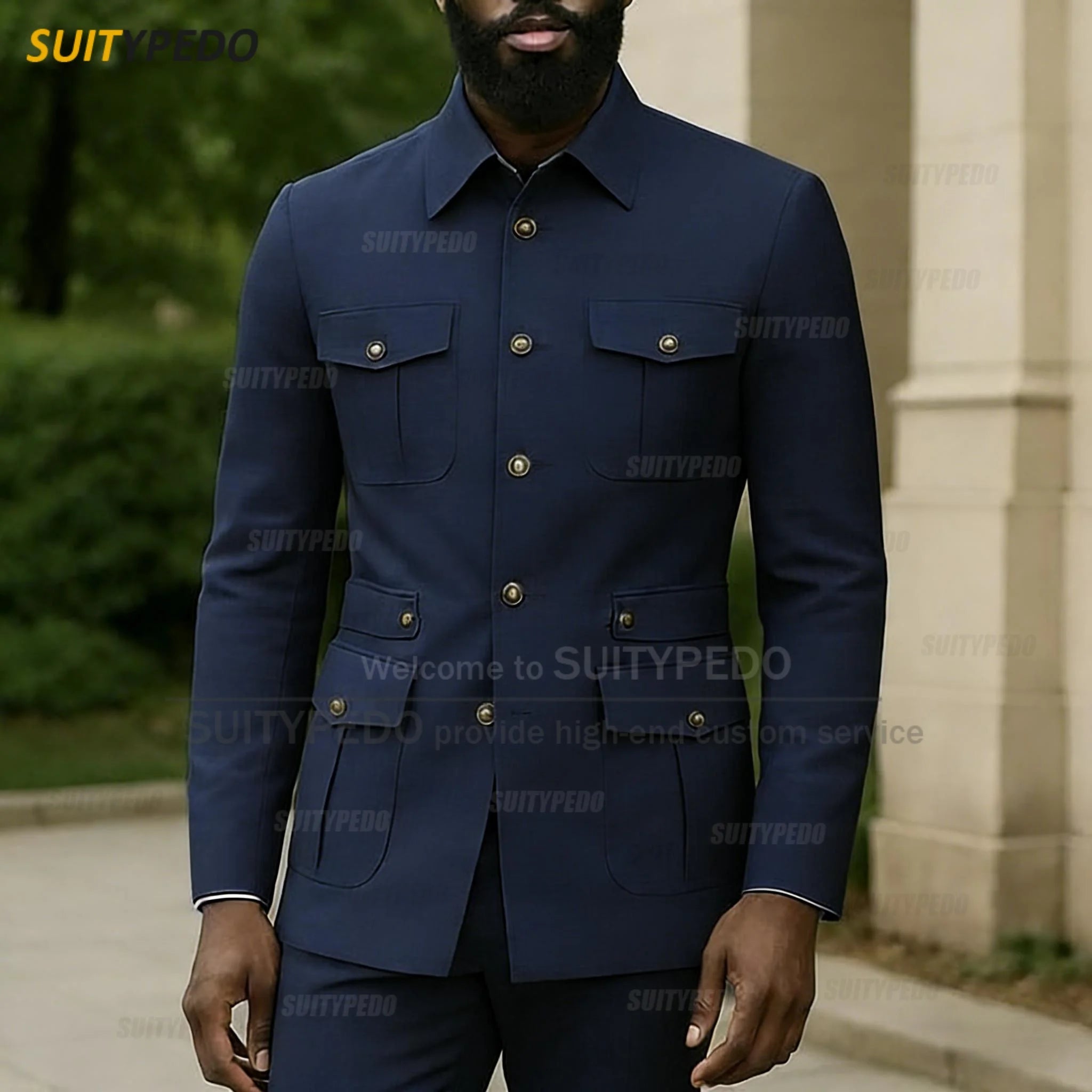 Latest Business Single Breasted Suit Sets For Men Brief Solid Prom Daily Suit Attire Smart Casual Texudos Formal  Evening Gowns