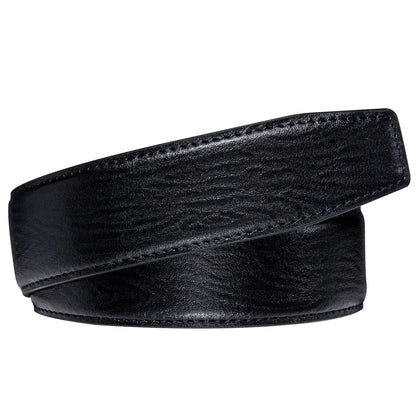 3.5cm Width Mens Replacement Belts Black Blue Brown Red White Green Orange Leather for Automatic Buckles Men Belt Waist Straps